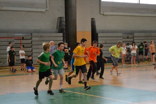 Students participating in Active for Life