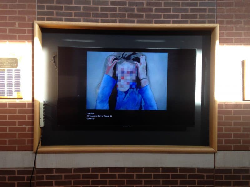 Hopkinton High School digital art exhibit