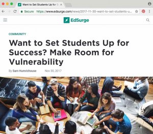 Make room for vulnerability